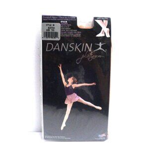 Danskin Platinum Girls Textured Footed Tights Suntan Sz Tod 58 White Dance Cheer